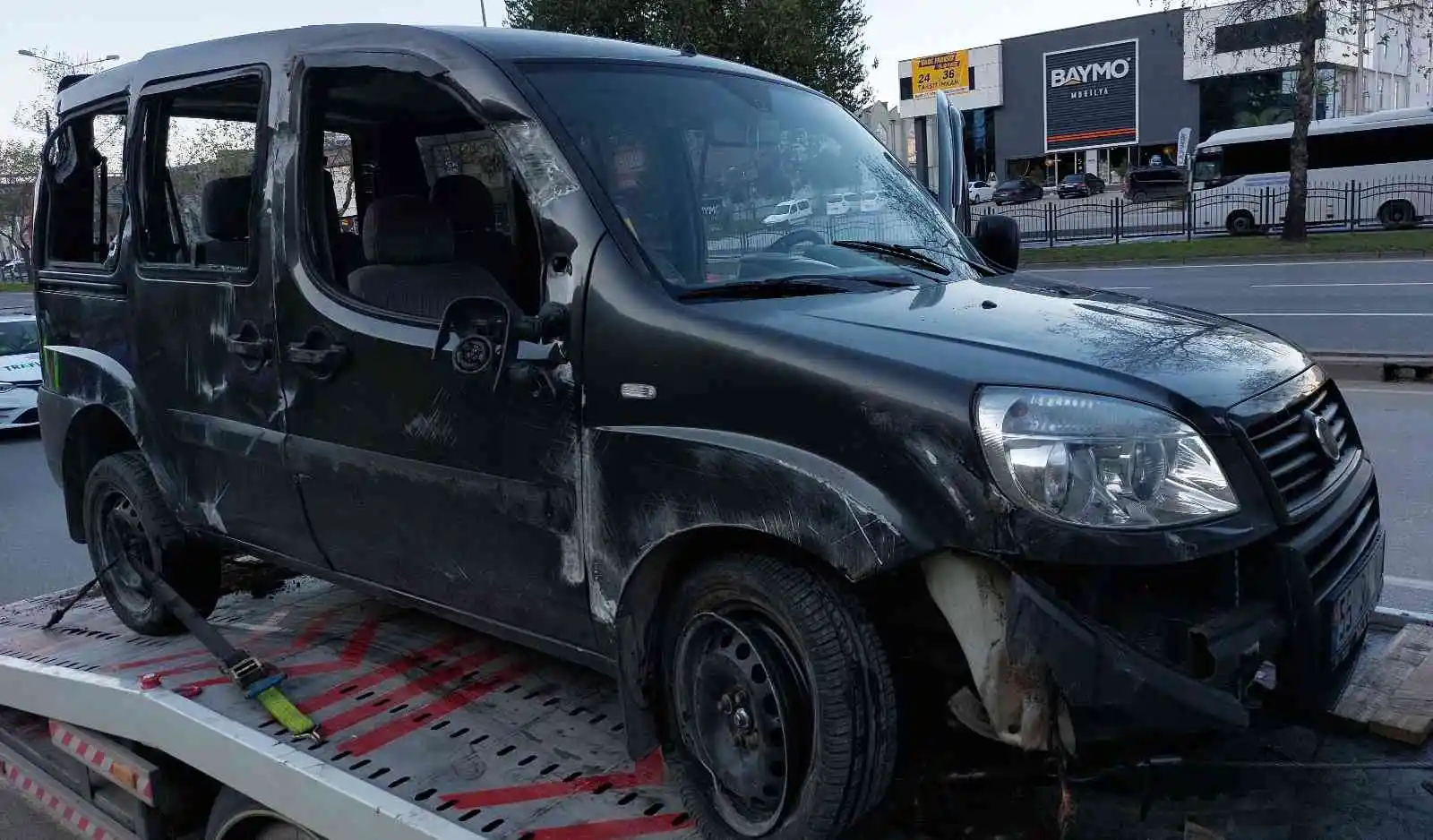Samsun'da trafik kazası: 1 yaralı