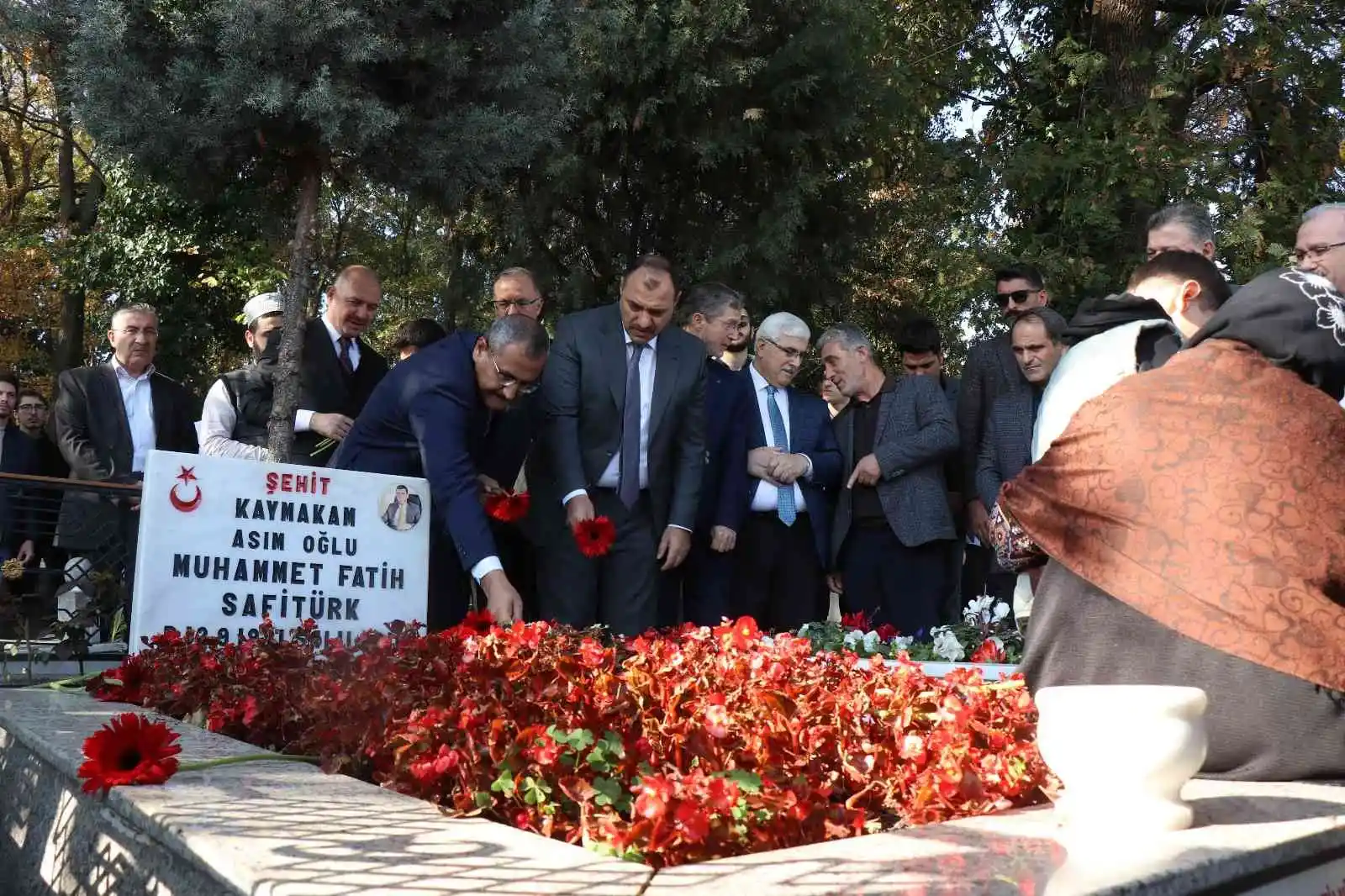Şehit Kaymakam Safitürk, vefatının 6’ncı yıl dönümünde kabri başında anıldı
