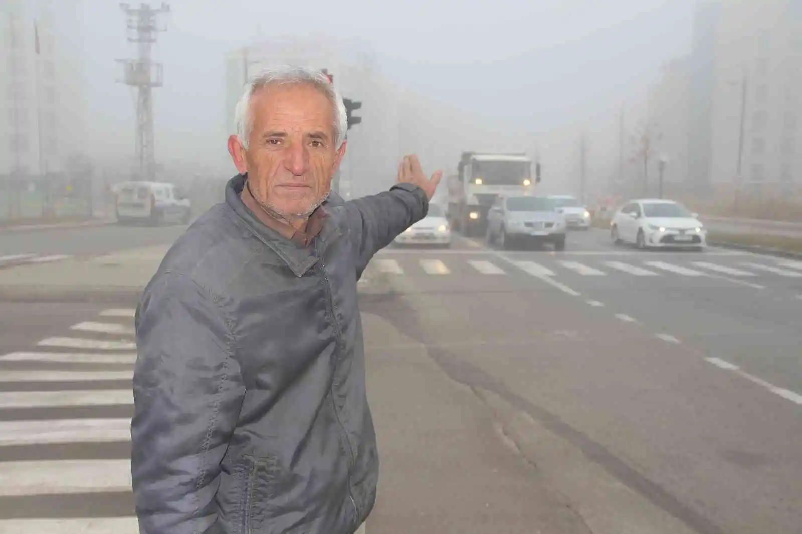 Sis etkili oldu, göz gözü görmedi