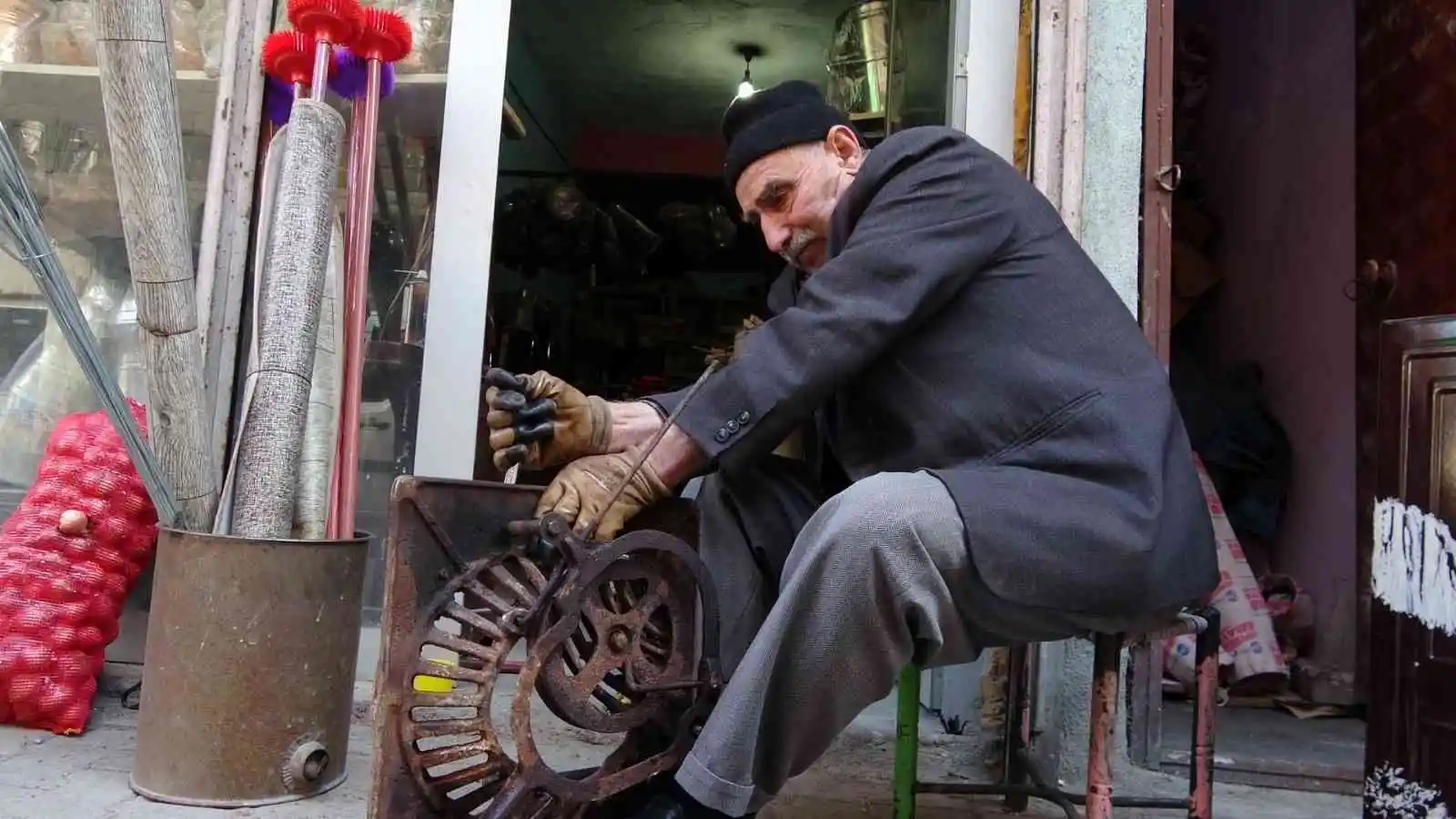 Sobacıların kış mesaisi