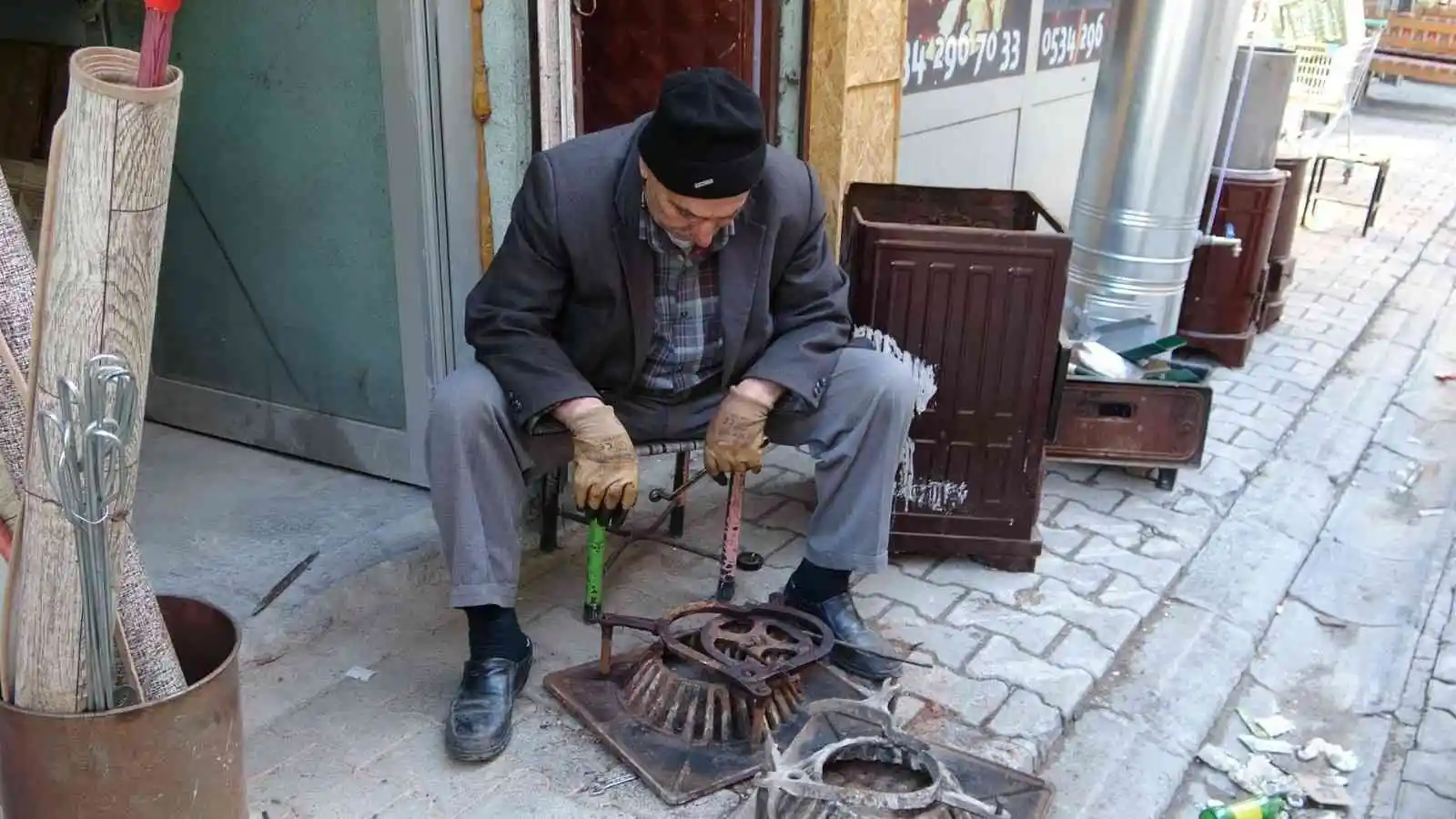 Sobacıların kış mesaisi