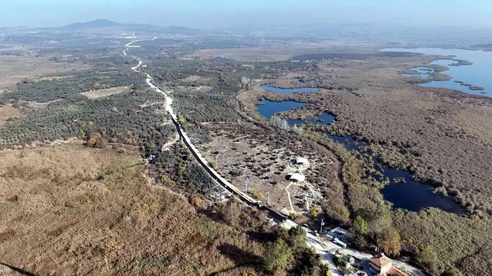 Tarihi Gölyazı yolu sil baştan yenileniyor
