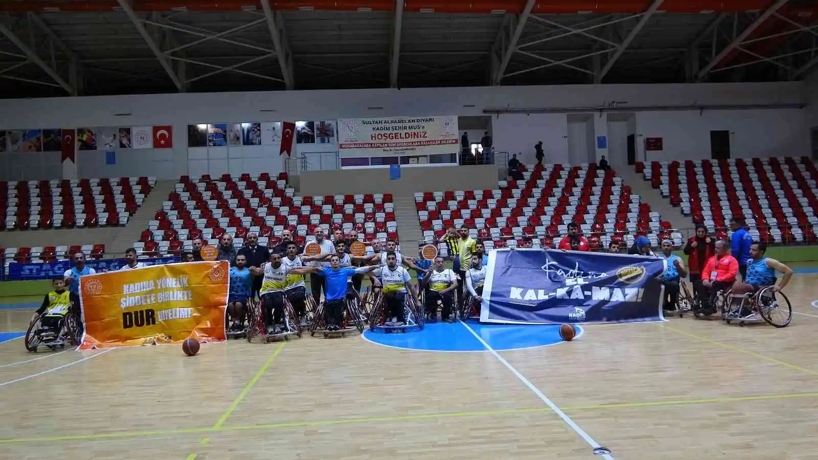 Tekerlekli Sandalye Basketbol 1. Ligi: Muş BESK: 70 Antalya Asat: 63
