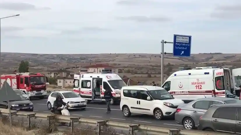 Tekirdağ'da trafik kazası: 3 yaralı
