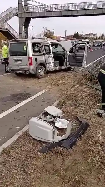 Tekirdağ’da trafik kazası: 3 yaralı