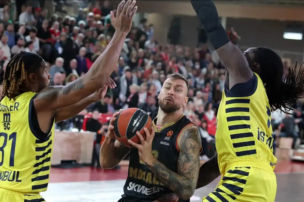 THY Euroleague: AS Monaco: 93 - Fenerbahçe Beko: 96
