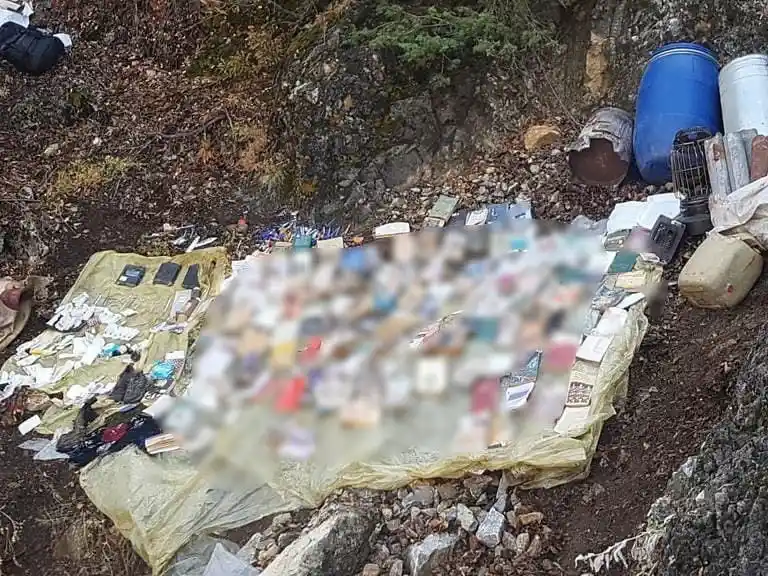 Tunceli’deki operasyonda örgütsel dokümanlar ve yaşam malzemesi ele geçirildi