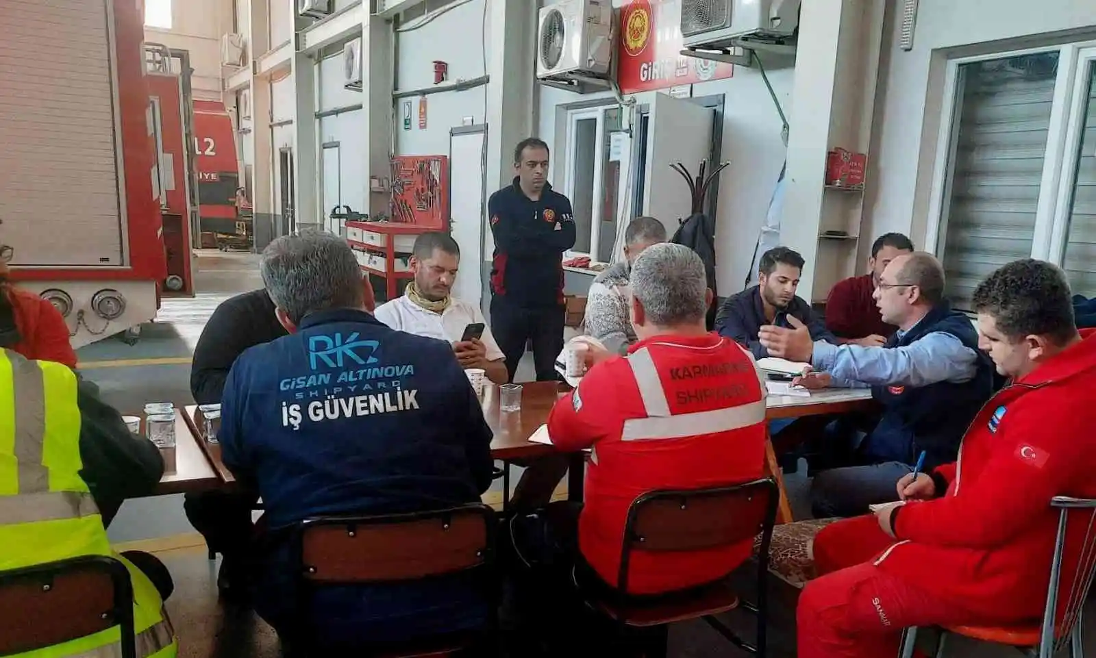 Türkiye’nin en büyük tersanelerine yangın ve iş güvenliği eğitimi