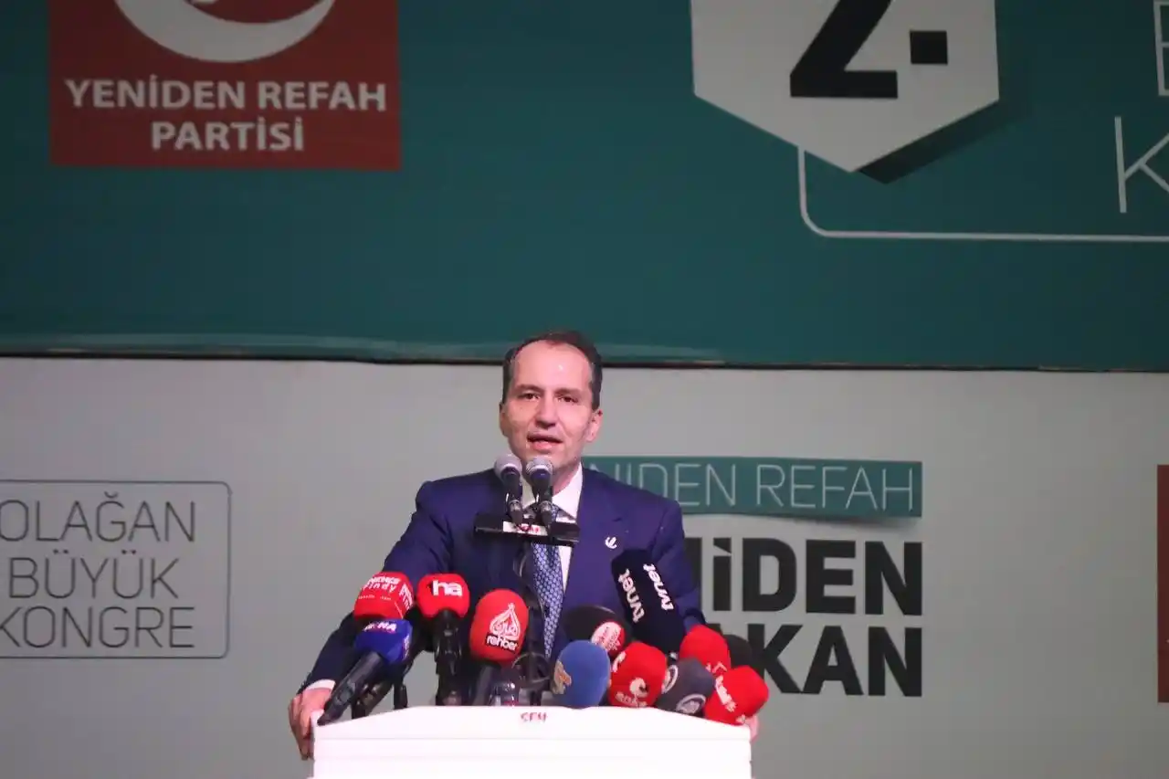 Yeniden Refah Partisi genel başkanlığına yeniden Fatih Erbakan seçildi
