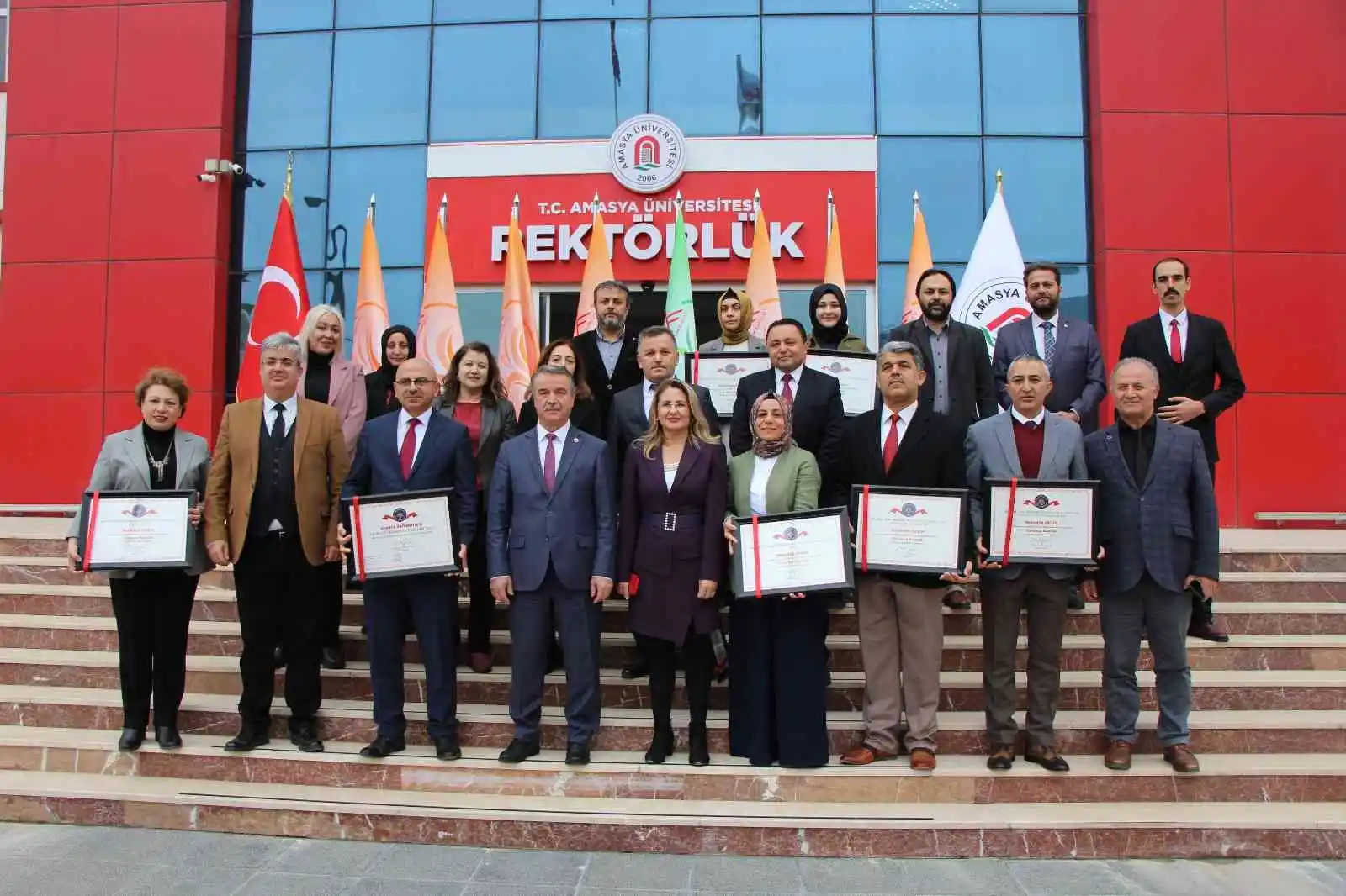 YÖK'ten Amasya Üniversitesi'ne 8 bayrak
