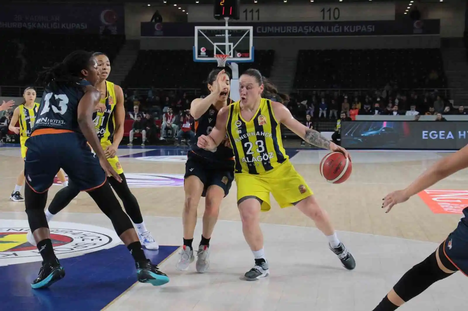 28. Kadınlar Cumhurbaşkanlığı Kupası: Fenerbahçe: 78 - ÇBK Mersin Yenişehir Belediyesi: 84
