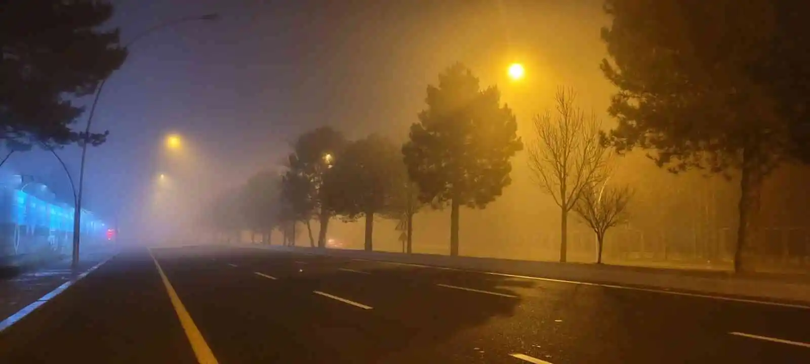 Ankara'da sis etkili oldu
