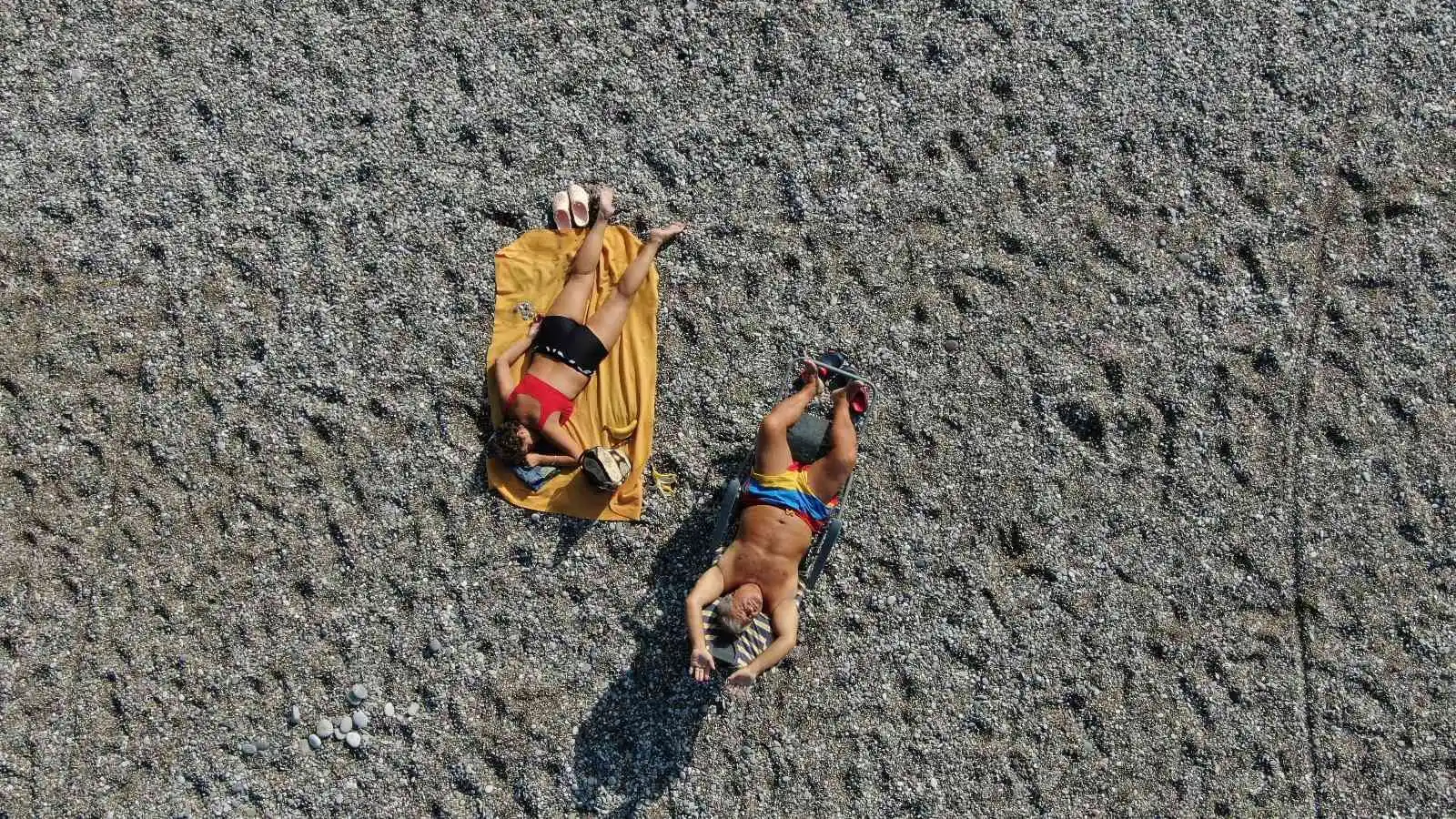 Antalya’da Aralık ayında deniz keyfi
