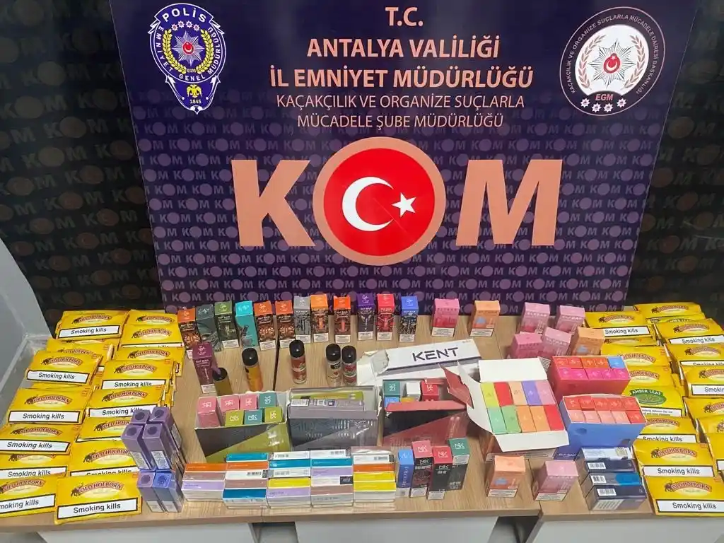 Antalya polisinden kaçakçılara geçit yok
