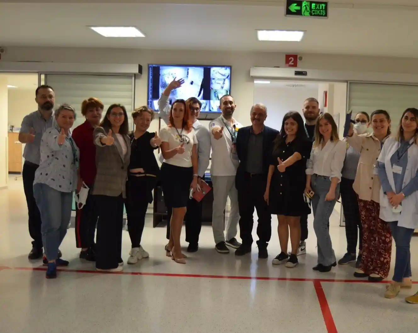 Avrupa’dan gelip simülasyon merkezinde doktorluğu öğreniyorlar