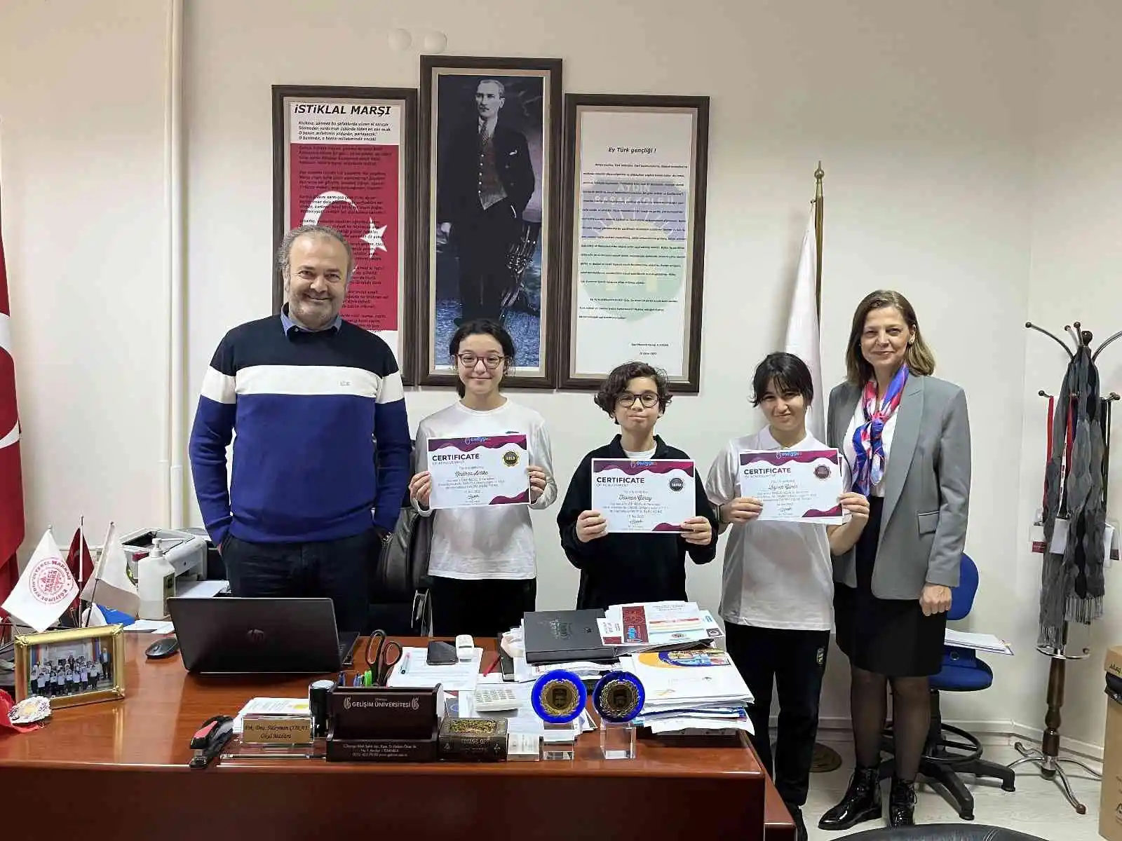 Aydın Özel Başak Koleji öğrencileri Owlypia Uluslararası Bilgi Yarışması’nda derece aldı