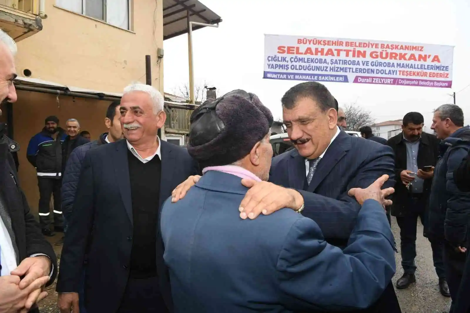 Başkan Gürkan Doğanşehir’de yürütülen çalışmaları denetledi