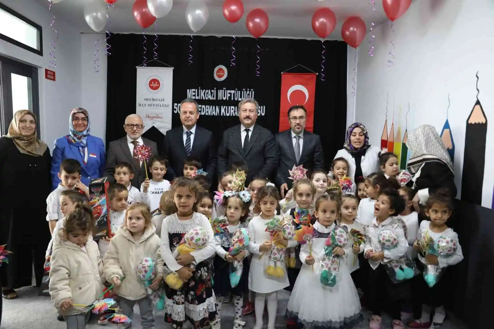 Başkan Palancıoğlu, 50. Yıl Dedeman 4-6 yaş Kur’an Kursu’nun açılışını yaptı