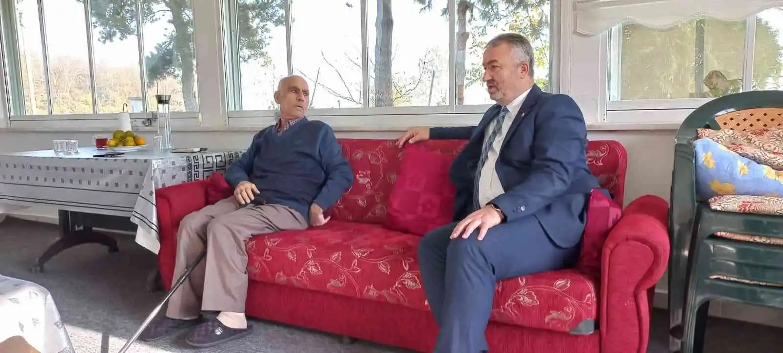 Başkan Topaloğlu’ndan hastalara moral