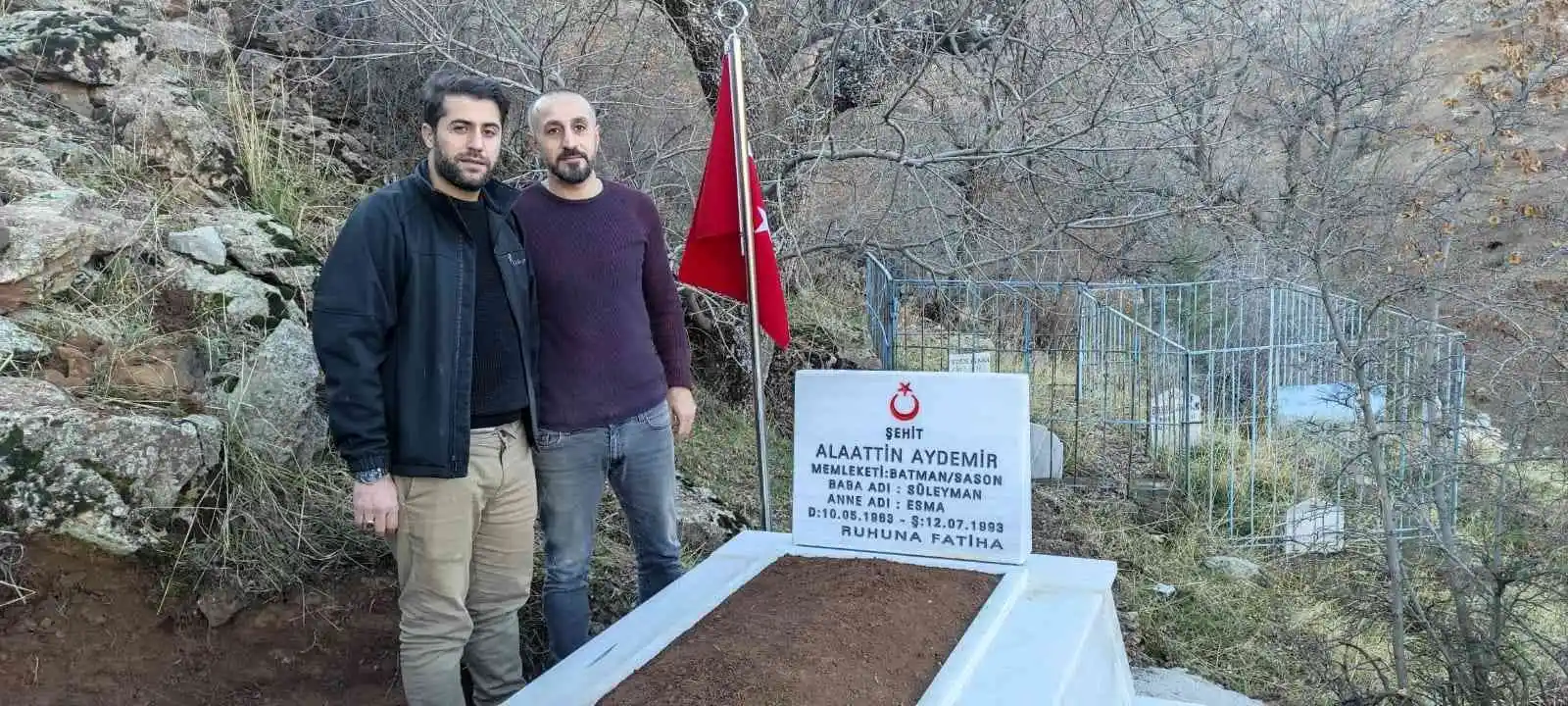 Batman’da şehit mezarları onarılıyor