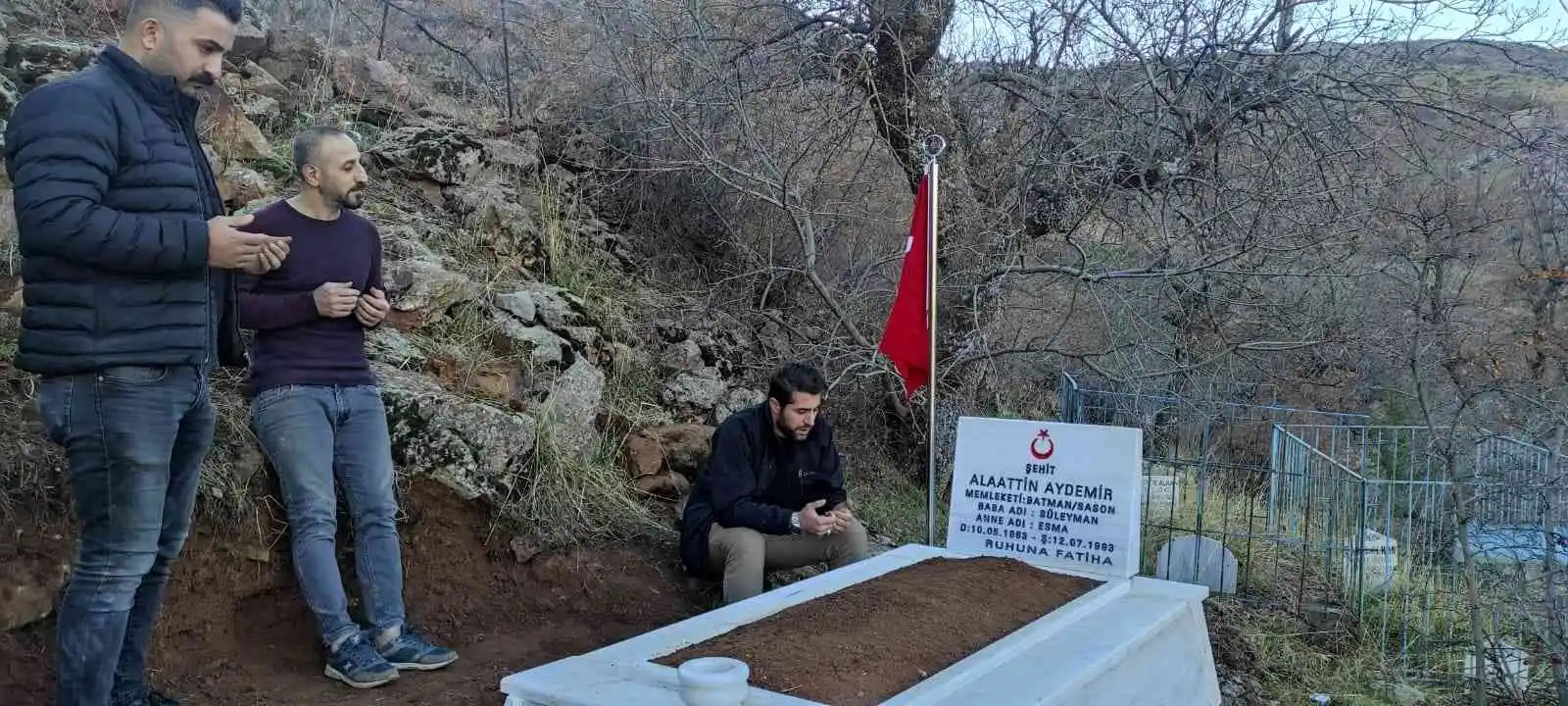 Batman’da şehit mezarları onarılıyor