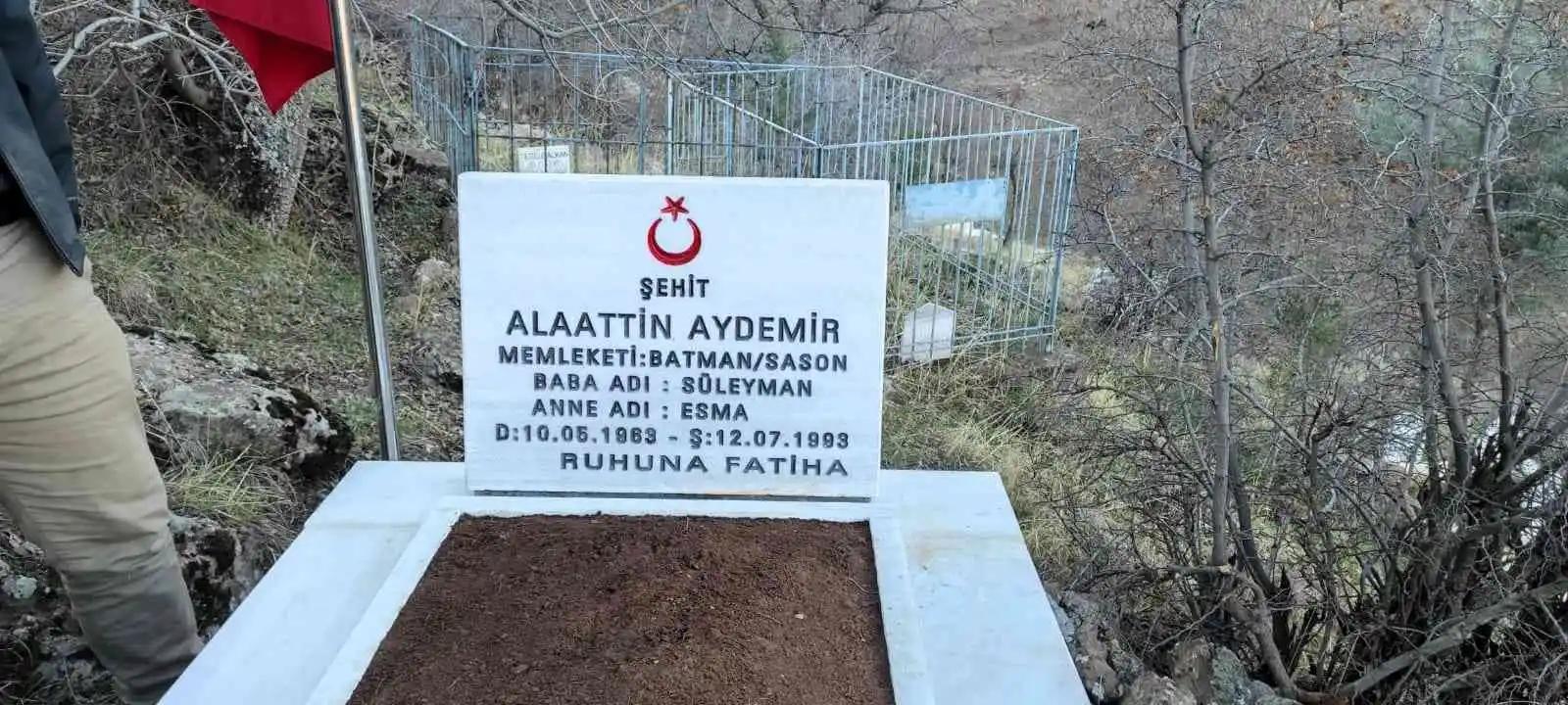 Batman’da şehit mezarları onarılıyor