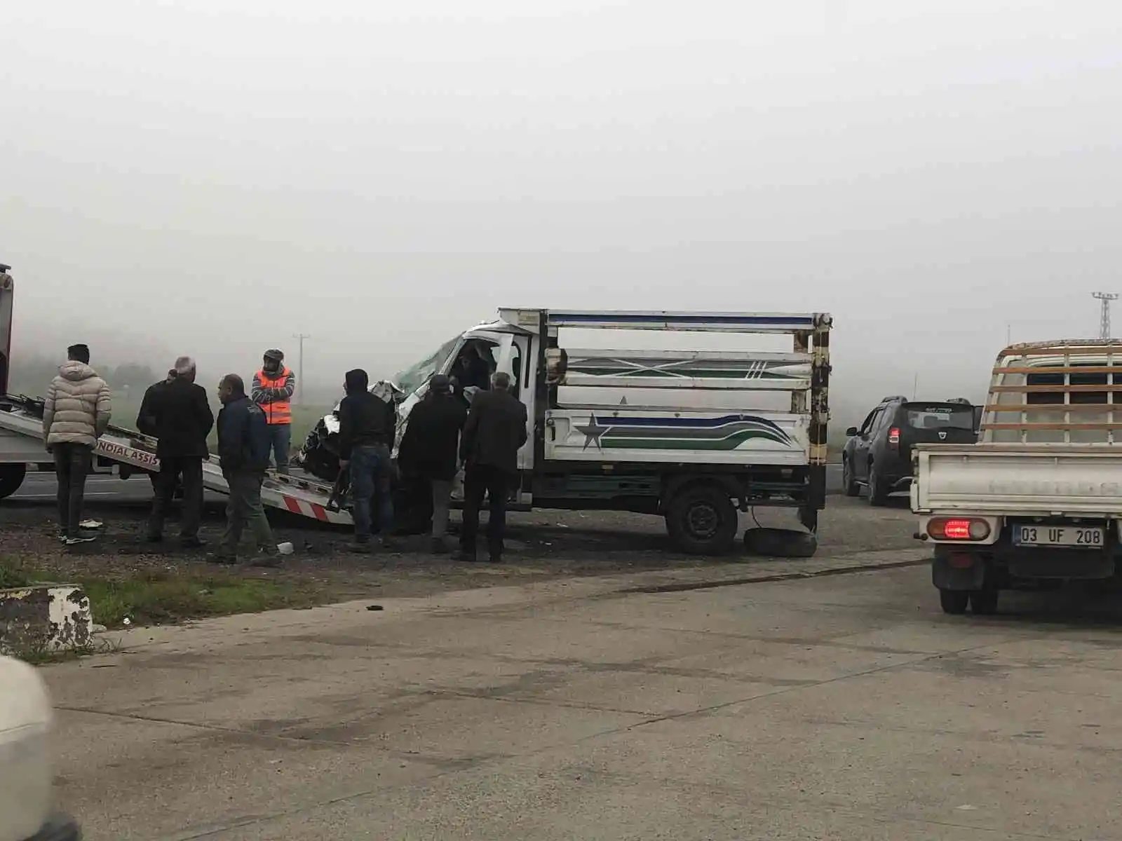 Batman’da traktörle kamyonet çarpıştı: 1’i ağır 2 yaralı