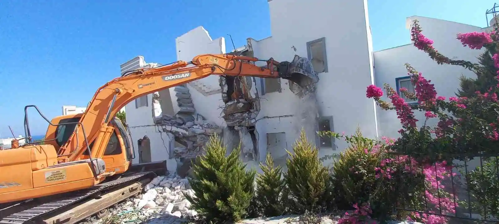 Bodrum’da 1 yılda 210 kaçak yapı yıkıldı, 1650 yapı mühürlendi