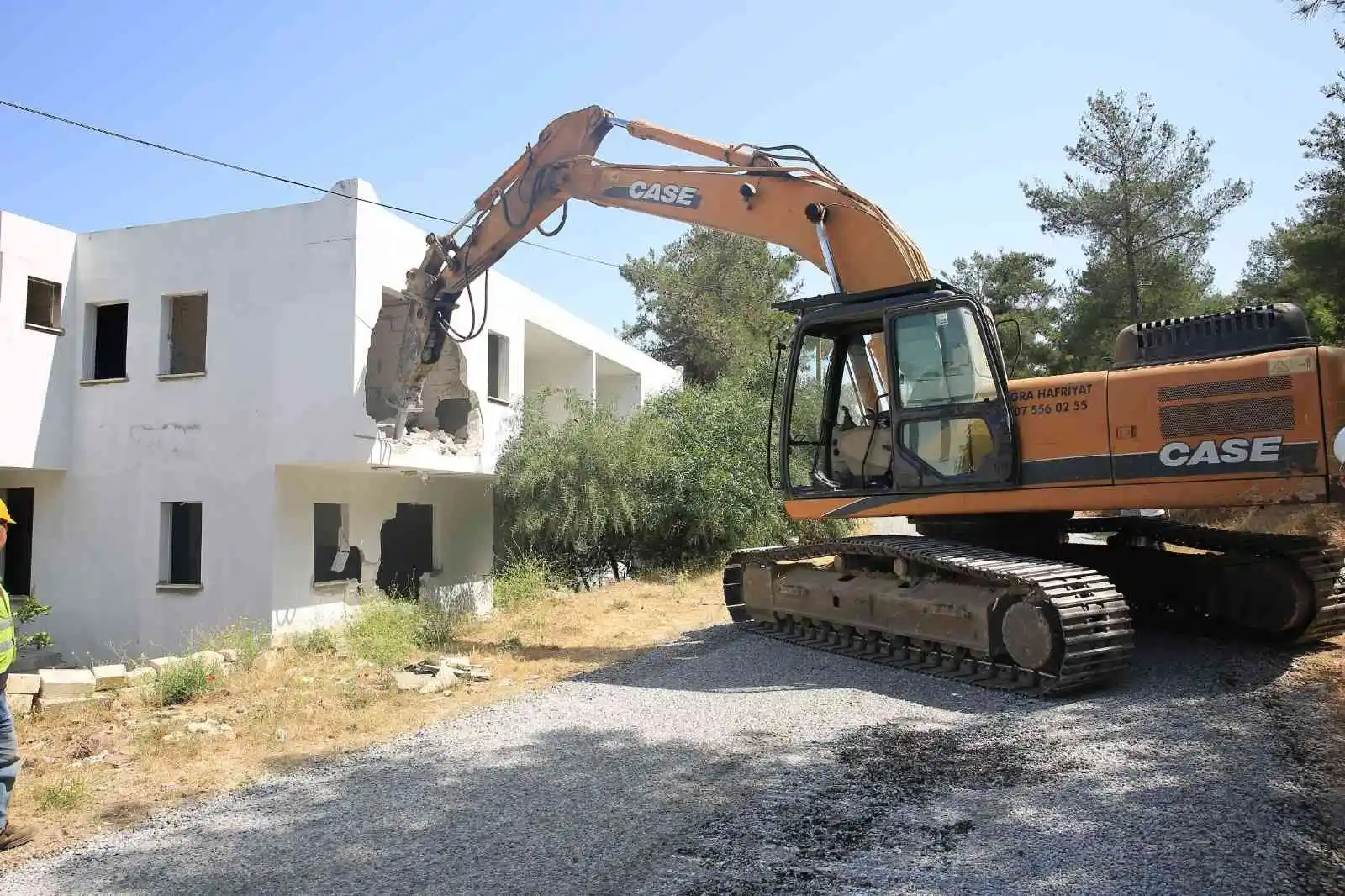 Bodrum’da 1 yılda 210 kaçak yapı yıkıldı, 1650 yapı mühürlendi