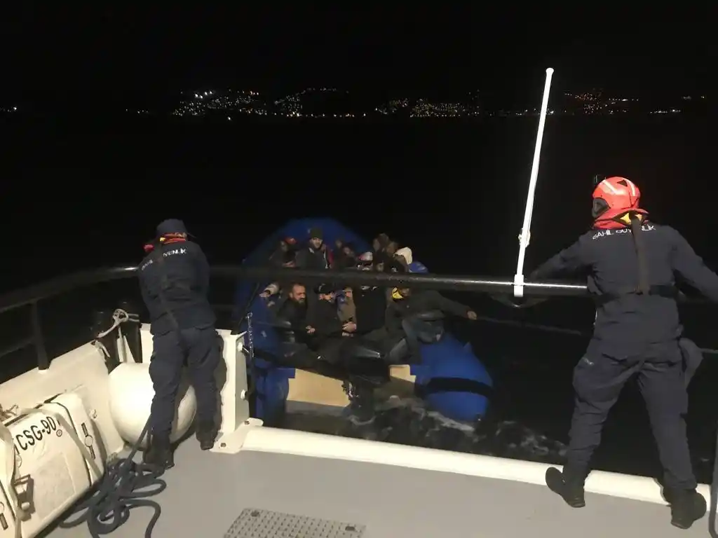 Bodrum'da 32 düzensiz göçmen yakalandı
