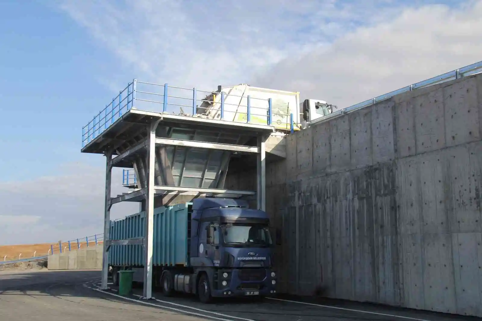 Bünyan’da Çöp Transfer İstasyonu hizmete girdi