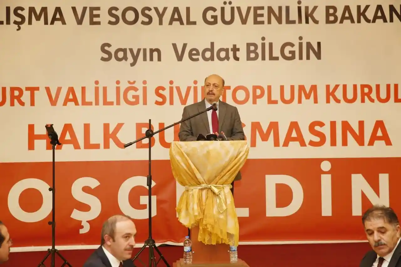 Çalışma ve Sosyal Güvenlik Bakanı Vedat Bilgin: