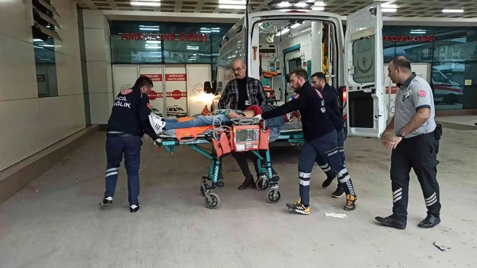 Düzce’de 1 kişi kafasından vuruldu