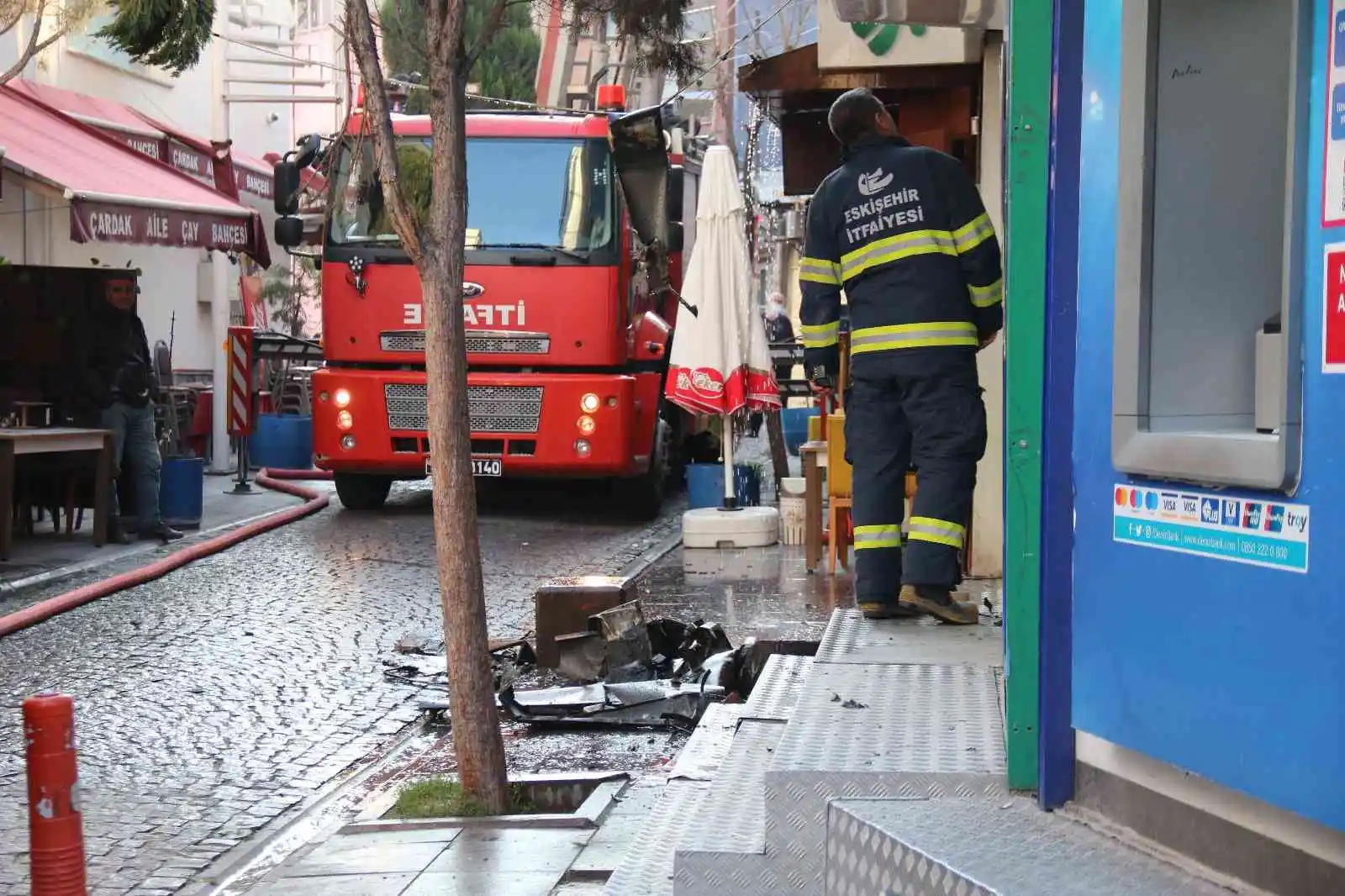 Eskişehir’de korkutan yangın
