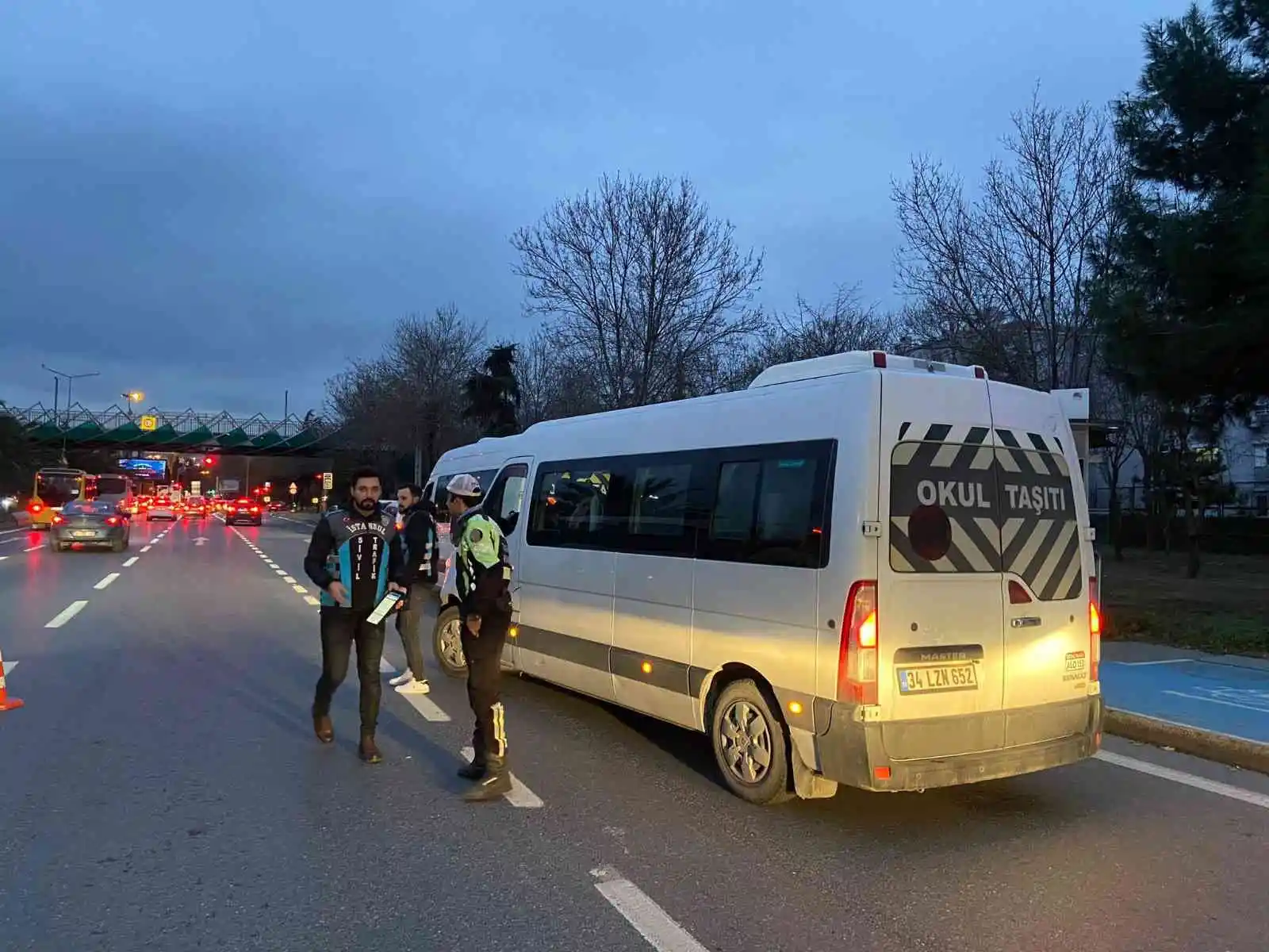 İstanbul’da okul servis araçlarına denetim
