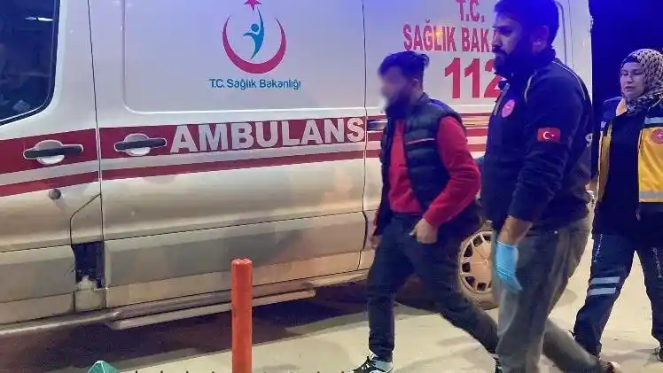 Kadını taciz eden şahsa meydan dayağı kameraya yansıdı
