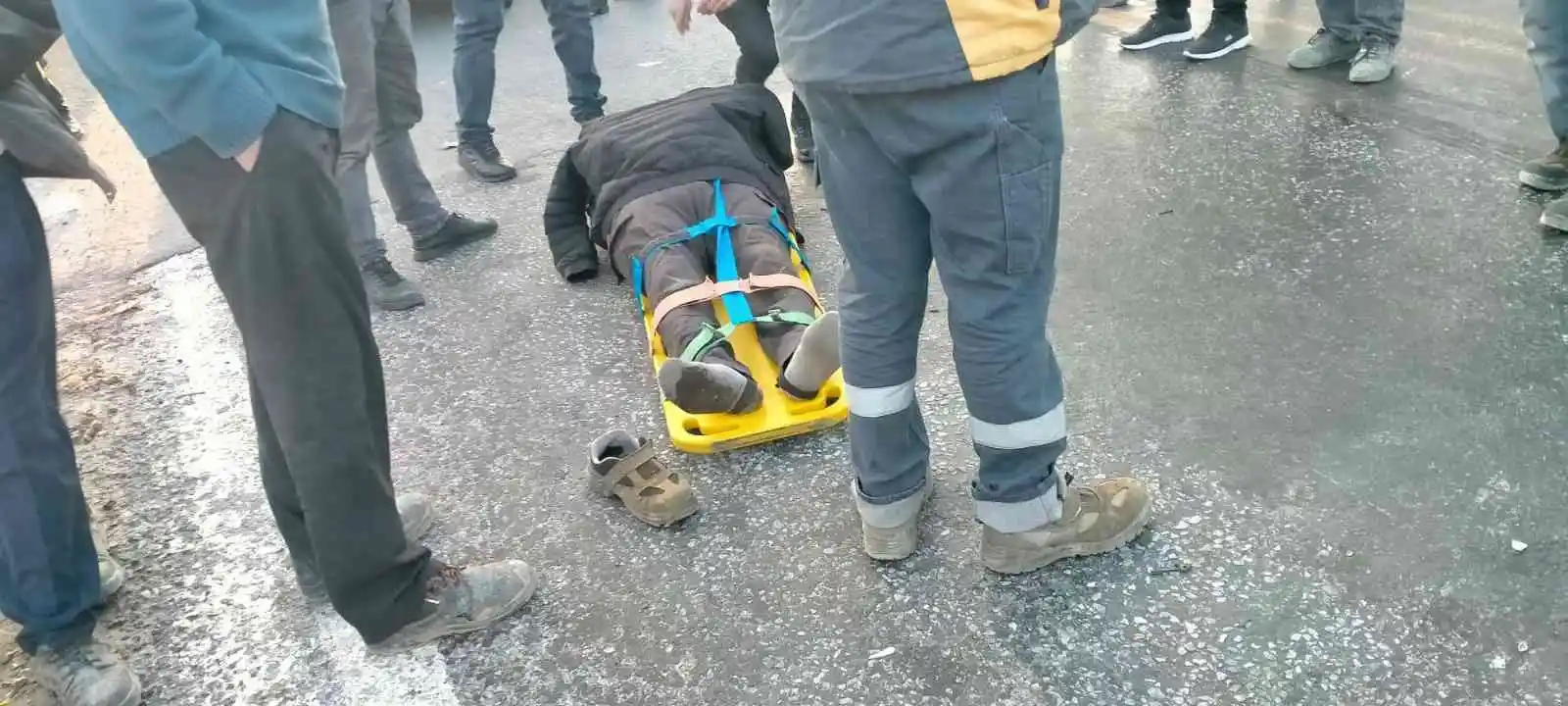 Kafa kafaya çarpıştılar: 9 yaralı