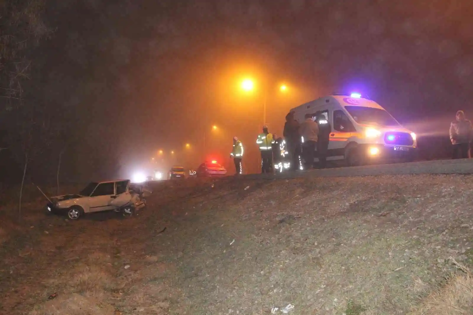 Karaman’da yoğun sis kazaya neden oldu: 1 ölü, 2 yaralı
