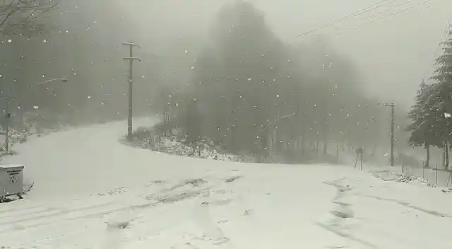 Kartepe beyaza büründü