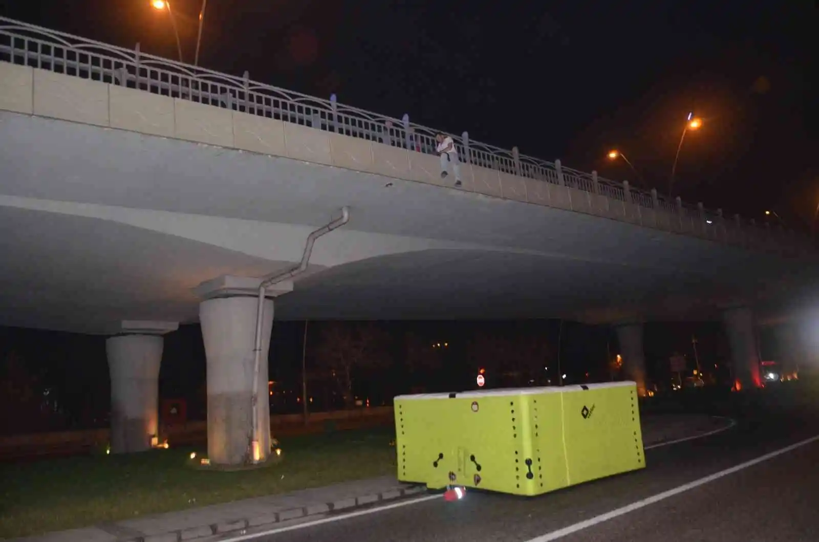 Kayseri'de intihara kalkışan şahsı polis ikna etti