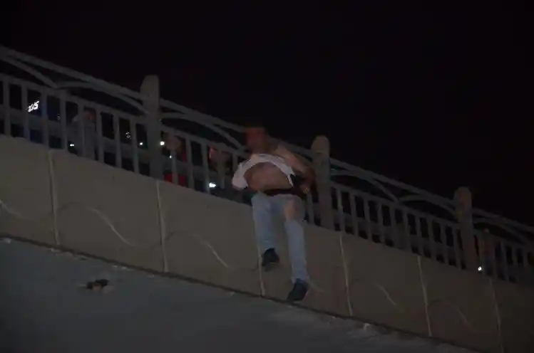 Kayseri’de intihara kalkışan şahsı polis ikna etti