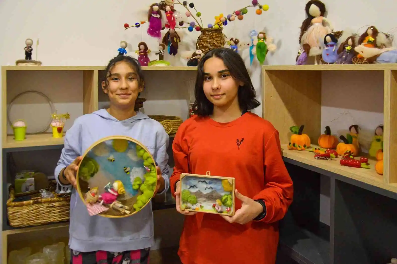 Kır çiçekleri ’sanatla sporu’ birleştiriyor