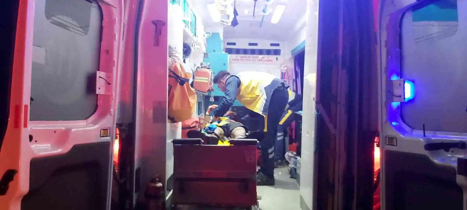 Kırklareli’nde otomobil şarampole devrildi: 4 yaralı
