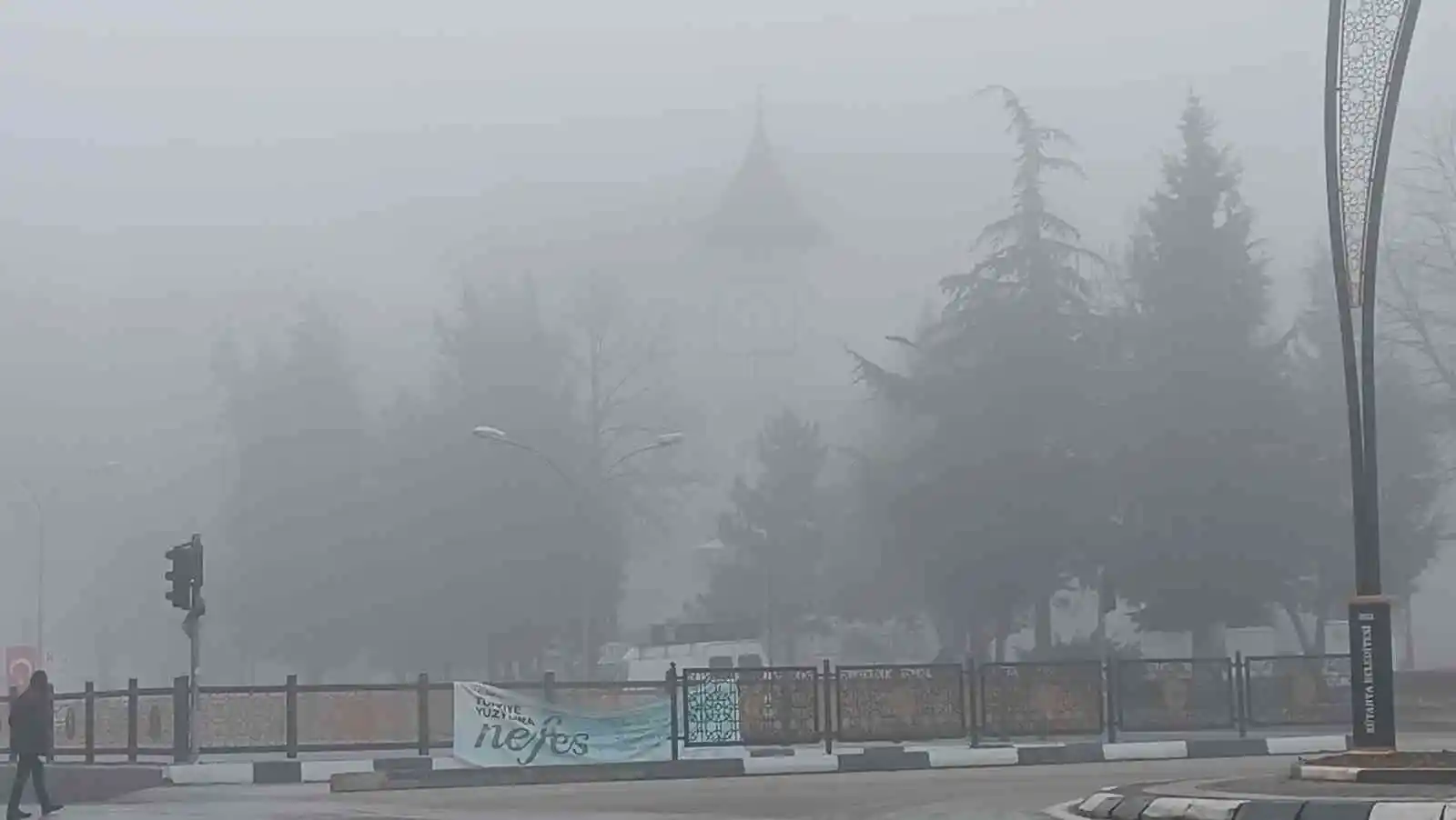 Kütahya’da yoğun sis
