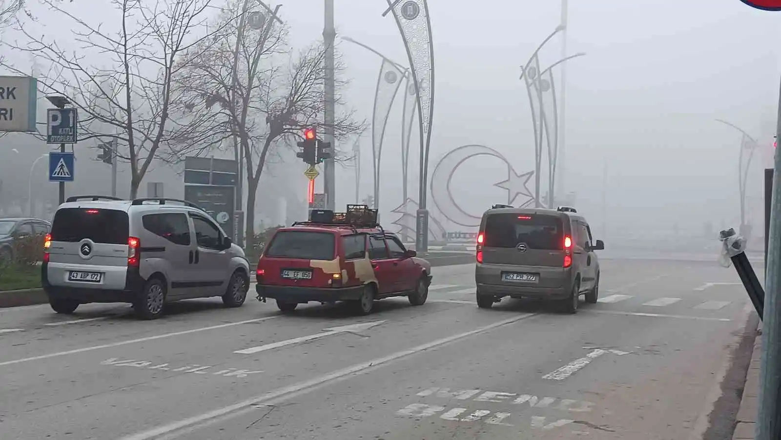 Kütahya’da yoğun sis
