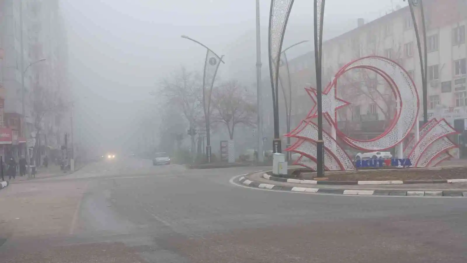 Kütahya’da yoğun sis
