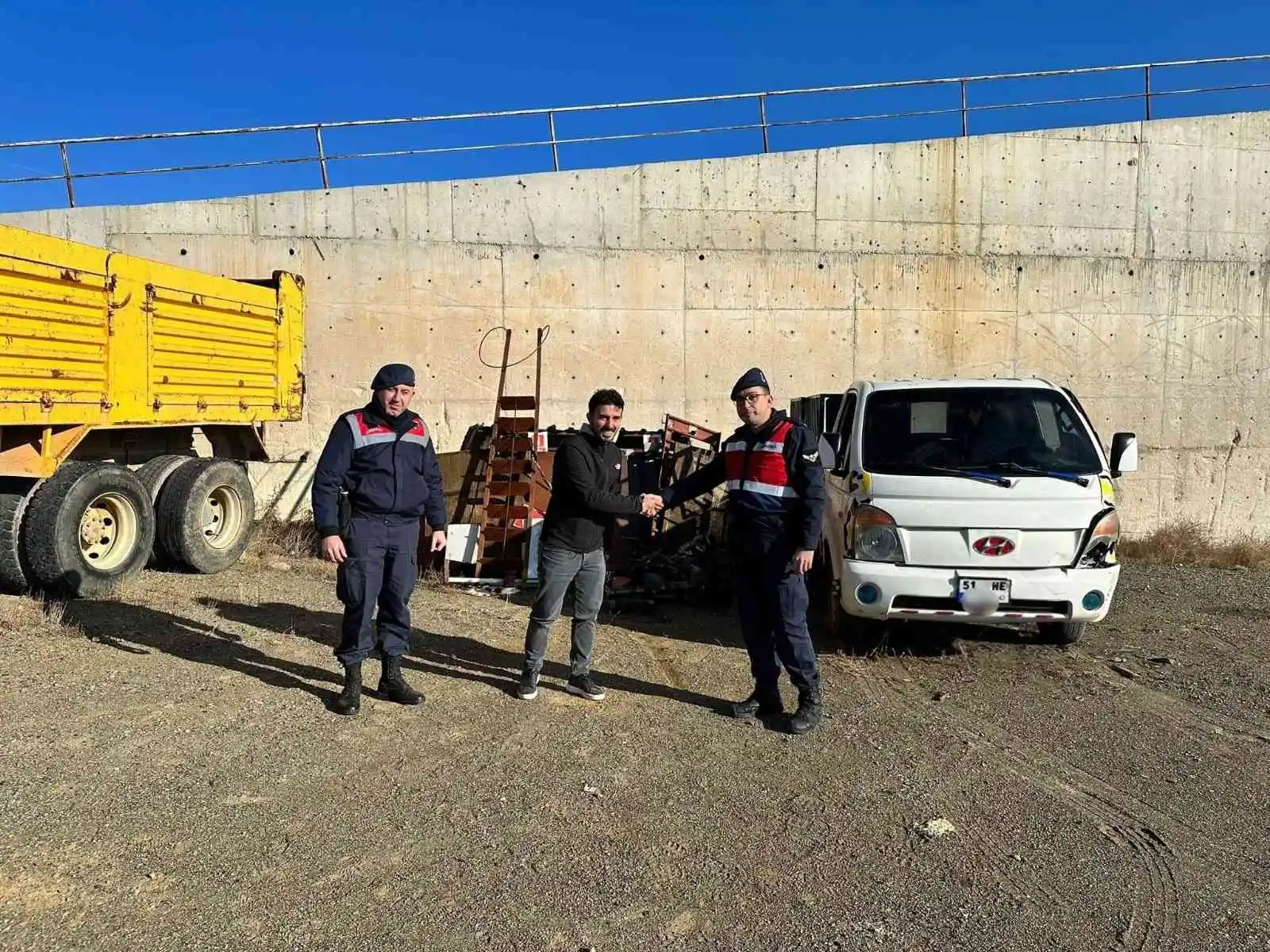 Maden ocağından hırsızlığa jandarmadan suçüstü
