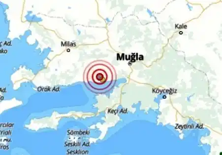 Muğla'da 3.1 büyüklüğünde deprem