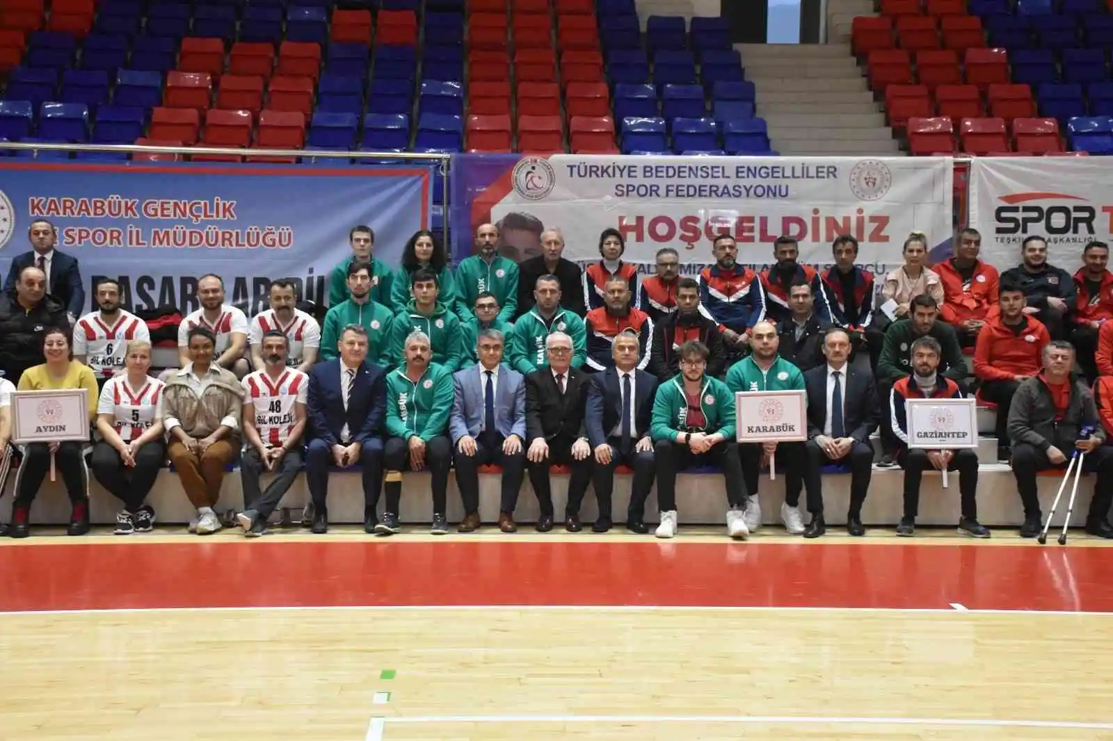 Oturarak Voleybol 1.Lig 1.Etap müsabakaları Karabük’te başladı