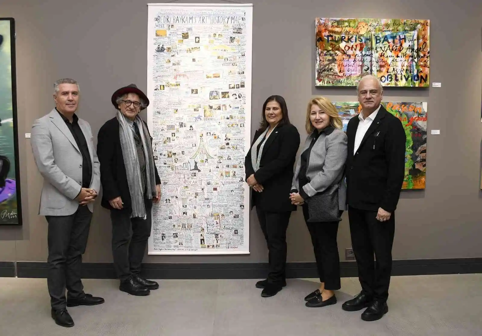 Ressam Bedri Baykam’ın ‘Metamorfoz / Dönüşüm’ sergisi, Ada Modern Sanat Galerisi’nde